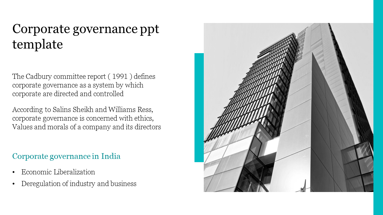 corporate governance ppt template